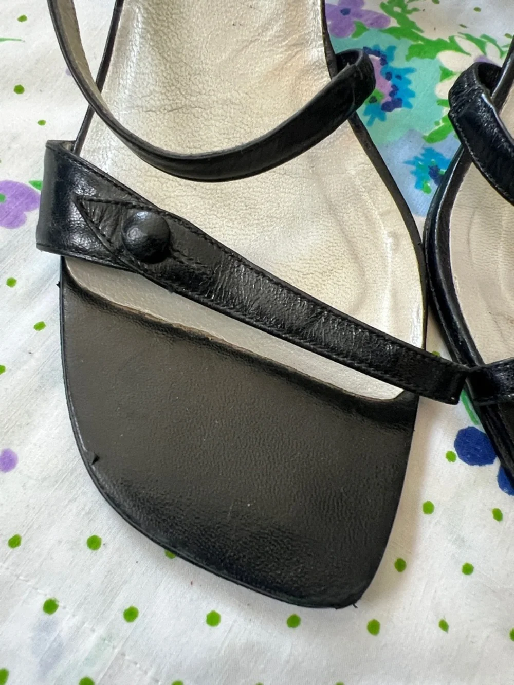Charles Jourdan Strappy Heels Vintage (?) - 8 Black